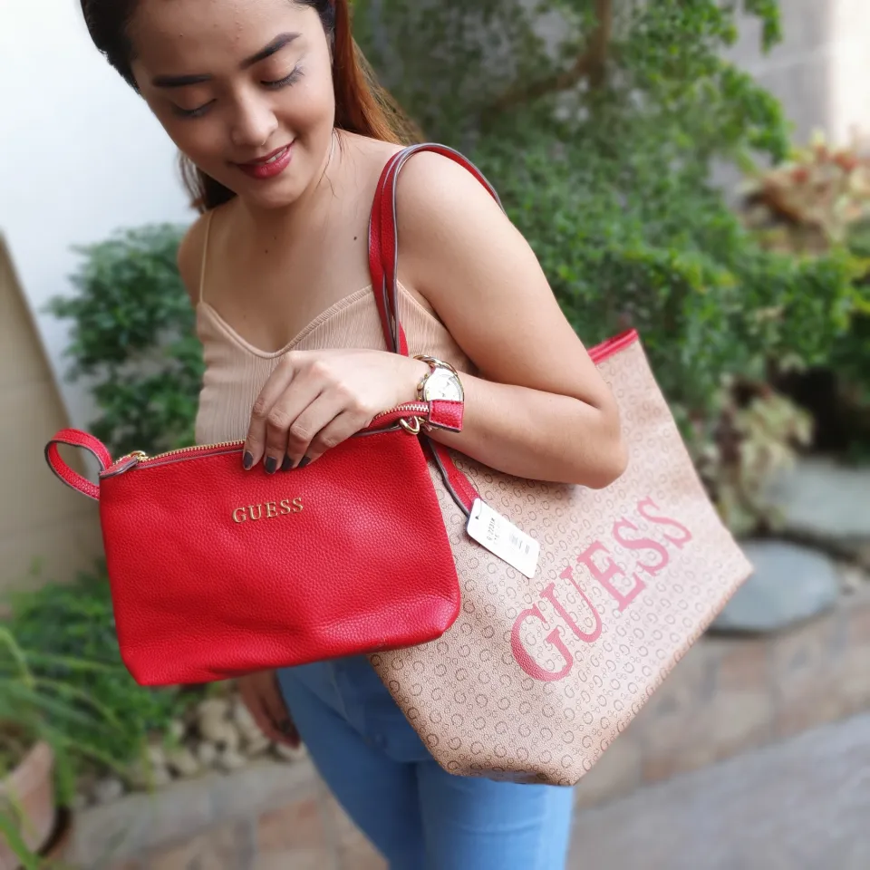 Guaranteed Original Guess Vikky In Signature G Design with Pouch