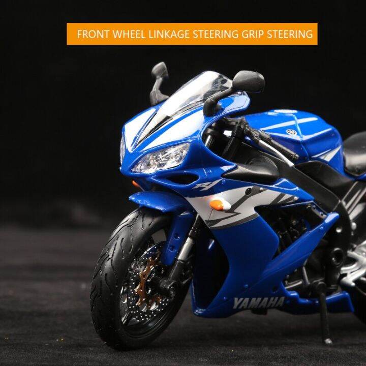 maisto-โมเดลรถจักรยานยนต์-yzf-r1-2021ยามาฮ่า-คาวาซากิดูคาติเครื่องประดับคอลเลกชันโมเดลของขวัญของเล่นเด็กชาย