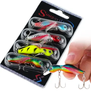 Fishing Lures Bait Tackle Kit Set for Freshwater Trout Bass Fishing,  Including Fishing Accessories, Fishing Tackle Box, Crankbait, Spoon, Hooks