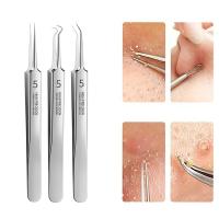 German Ultra fine No. 5 Cell Pimples Blackhead Clip Tweezers Beauty Salon Special Scraping amp; Closing Artifact Acne Needle Tool