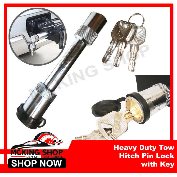 Heavy Duty Tow Hitch Pin Lock with key for Receiver Lazada PH