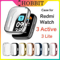 เคสซิลิโคนนิ่มสำหรับ Redmi Watch 3 Active 3 Lite Smart Watch Protector ป้องกันหน้าจอที่ครอบสำหรับ Xiaomi Redmi Watch 3 Active