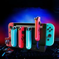 For Nintendo Switch Joy-Con Controller Charger Dock Station Holder For Switch NS Joy-Con Gamepad 4 Charging Slots &amp; 9 Game Slots Controllers