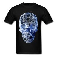 Wired Skull Brand Short Sleeve T Shirt Men New Arrival Fashion Leisure Pure Cotton Tops T Shirts Geek Cool Teeshirt Custom  BATH