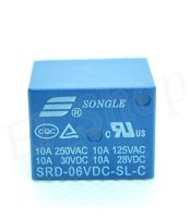 Relay 5V 6V 9V 12V 24V SRD-12VDC-SL-C SONGLE รีเลย์ 5ขา​ ***สั่งขั้นต่ำ​2​ตัว***