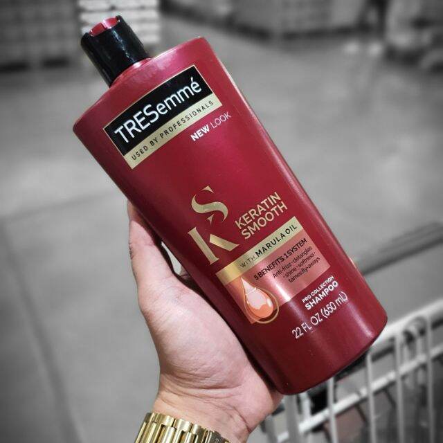 Tresemme Keratin Smooth Marula Oil Pro Collection Shampoo 650ml Lazada Ph 4242