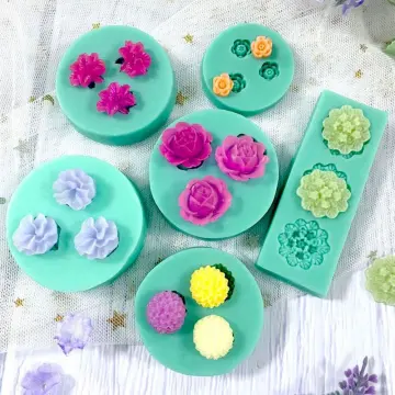 Wholesale Flower Silicone Cake Mold, Flower Shape Cake Mould