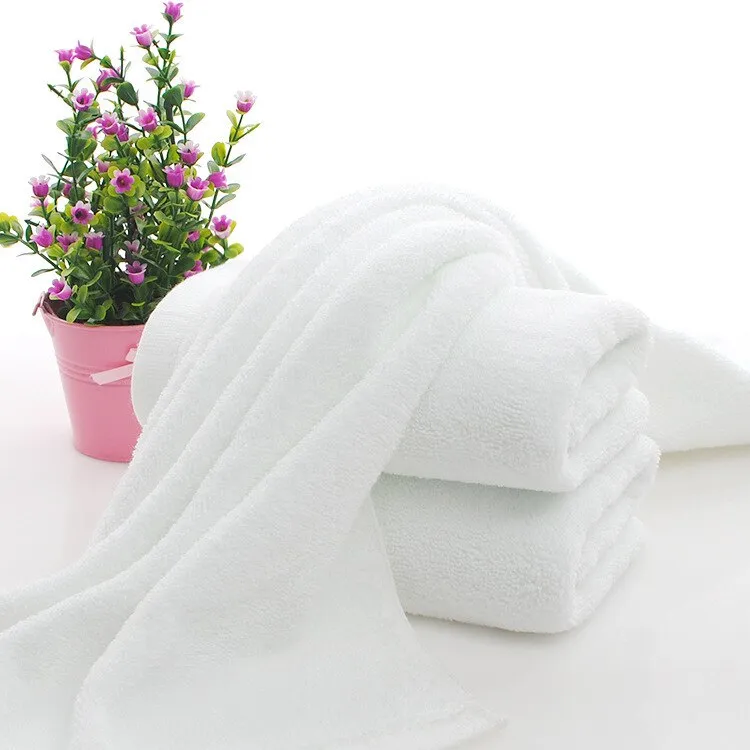 10pcs/lot Good Quality White Cheap Face Towel Small Hand Towels Kitchen  Towel Hotel Restaurant Kindergarten Cotton Towel