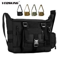 【YF】 Saco do mensageiro tático saco crossbody à prova dwaterproof água para viagens ar livre caminhadas sacos de lona militar bolsa ombro 14  portátil