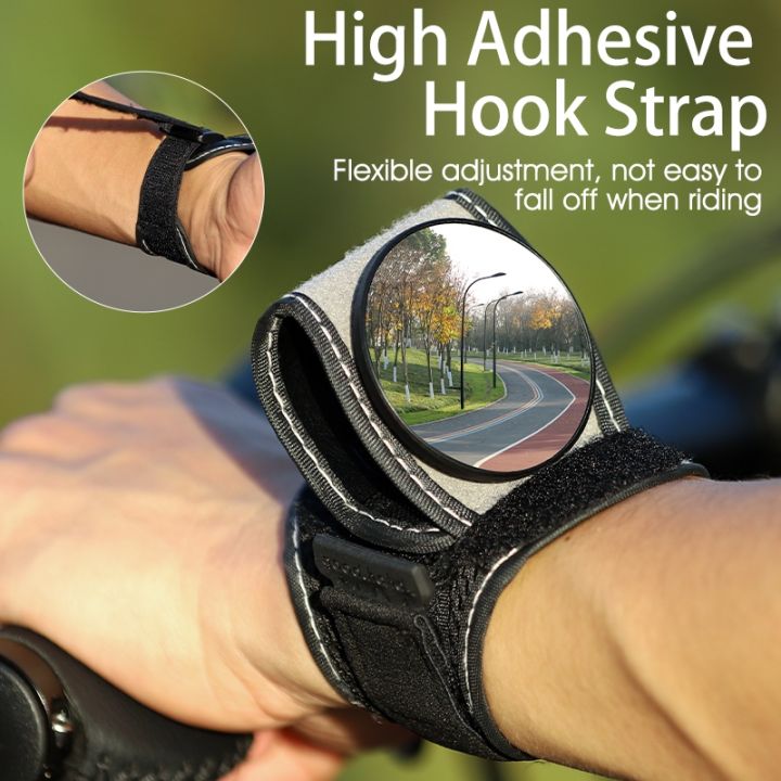 wrist-band-rearview-mirror-hidden-type-cycling-hd-convex-mirror-5cm-bicycle-rear-view-mirror-arm-strap-mtb-road-bike-accessories