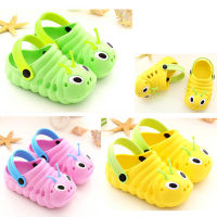 【 Cw】cute Cartoon Caterpillar Summer Sandals Non-Slip Boy Girl Hole Slippers Lovely Baby Toddler Beach Garden Shoes Gifts For Kids