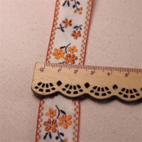 Cusack 3 yards 2.3 cm Flower Embroidery Webbing Lace Trim Ribbon for Costumes Bags Headdress Home Textiles Trimmings DIY Crafts