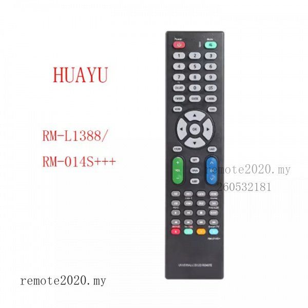 new-replacement-universal-huayu-rm-l1388-rm-014s-compatible-with-the-tv-required-by-the-rc802n-yai2-remote-control-32s6000s-40s6000fs-43s6000fs-u55p6006-u65p6006-u49p6006-u43p6006