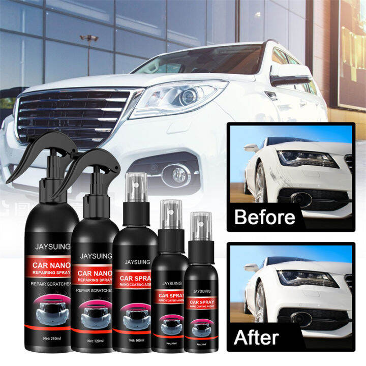 3 in 1 Car Wax Polish Spray Quick Auto Coating Spray High Protection 120ml  Eliminate Dirt Stain Hydrophobic Polish Paint Cleaner - AliExpress