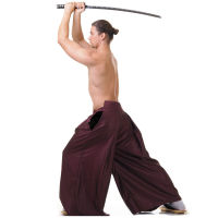 กางเกงเคนโด้ กางเกงญี่ปุ่น ชุดเคนโด้ กางเกงฮากามะ (สีเลือดหมู) Kendo Pants, Hakama Pants