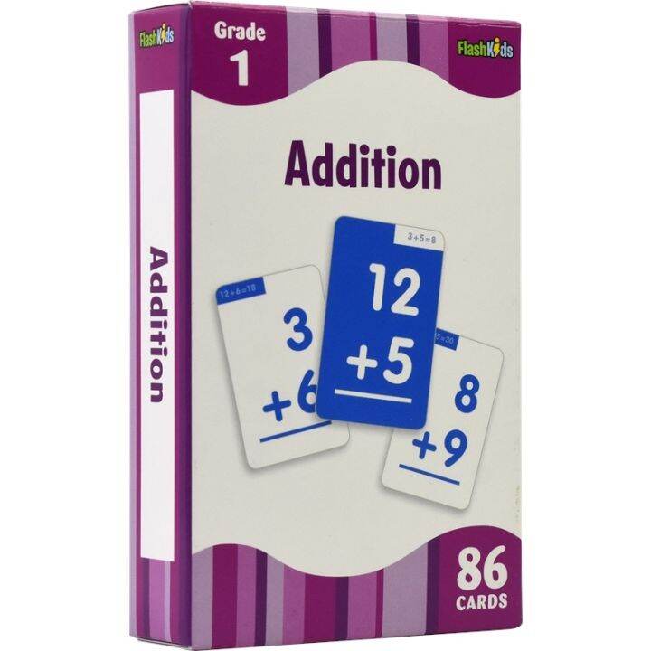 Addition fun learning card flash kids addition cards fun games learning
