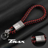 For Yamaha TMAX 500/530/560 TMAX500 TMAX530 TMAX560 Accessories Custom LOGO Motorcycle Braided Rope Keyring Metal Keychain