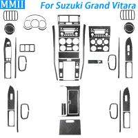 สำหรับ Suzuki Grand Vitara 2006-2013อุปกรณ์เสริมคาร์บอนไฟเบอร์เกียร์ Shift Air Outlet ภายในรถป้องกันสติกเกอร์ตกแต่ง