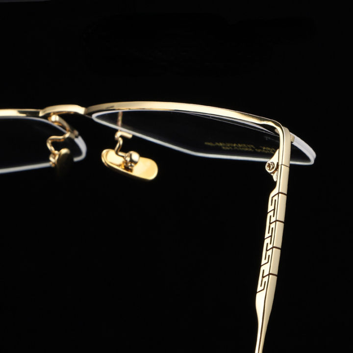 pure-titanium-designer-ยี่ห้อกรอบแว่นตาผู้ชายแฟชั่นสายตาสั้นแว่นตาผู้หญิงแว่นตา-vintage-r-gold-glasses