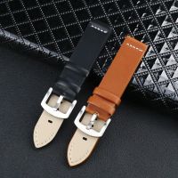 ❁﹍┇ High Quality Watchbands Crazy Horse Leather Vintage Big Strap 20mm 22mm Sport Band with Brush Buckle Watch band black brown