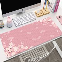 Large Anime Pink Mousepad Gamer Cute Kawaii XXL Gaming Mouse Pad Rubber Otaku Locking Edge Big Fashion Laptop Notebook Desk Mat