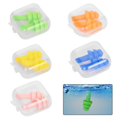 1pair Earplugs Silicone Ear Plugs Children And AdultsSwim Accessories