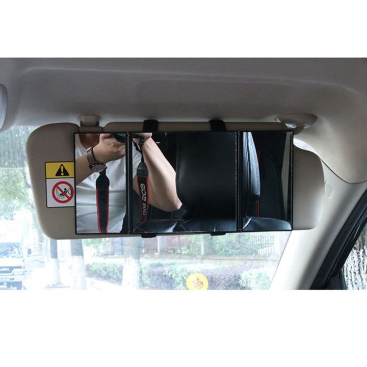 car-3-sections-folding-vanity-mirror-adjustable-car-sunshade-mirror-car-interior-decorative-mirror