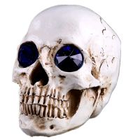 Resin skull Halloween personality mold that occupy the home office furnishing articles skulls decorate person cranial head