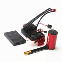 กันน้ำ S-120A 120A 2-4S ESC S3670 3670 2150KV/2650KV/2850KV Brushless มอเตอร์ความร้อนการเขียนโปรแกรม Card สำหรับ Hsp Hpi Traxxas 1/8 Rc รถบรรทุก【fast】