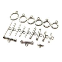 20Pcs/lot Silver Color Stainless Steel OT Clasps Fashion Toggle Clasps Buckle Connectors For Bracelet Necklace Jewelry Making