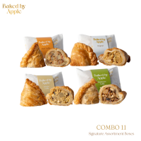 Combo 11  กะหรี่ปั๊บไก่ดั้งเดิม+ไก่ทรัฟเฟิล+เนื้อทรัฟเฟิล+เห็ดทรัฟเฟิล l Baked by Apple