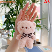 ?【Lowest price】Wonderful ตุ๊กตาหมีน่ารักพวงกุญแจตุ๊กตาสัตว์น่ารักๆรูปการ์ตูนของขวัญวันเกิด