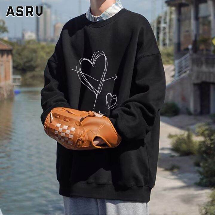 asrv-เสื้อฮู้ดชาย-เสื้อมีฮู้ดผู้ชาย-hoodie-เสื้อกันหนาว-ผู้ชาย-เสื้อยืดแขนยาวสำหรับผู้ชาย-เสื้อยืดพิมพ์ลาย-love-แขนยาวเสื้อกีฬาคอกลมไซส์ใหญ่