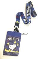 SNOOPY BG    สายคล้องคอ สายคล้องบัตร ที่ใส่บัตร ซองใส่บัตร พร้อมสายคล้องคอ ลาย  SNOOPY BG  งานดี สวยงาม สำหรับ บัตร 6x8 cm งานน่ารัก     BY 3985   SHOP