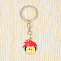 Roblox Hot Selling Game Peripheral Metal Keychain Cartoon Pendant Jewelry Creative Key Ring Childrens Birthday Gift Boys Girls