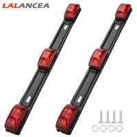 LAlancea 2pcs 9led Truck Side Light Tail Lamp Pickup High Mount Brake Light Waterproof Trailer Sealed Marker Lamp【fast】