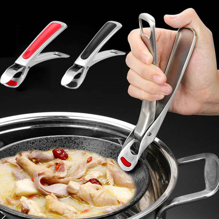 WEYAN Heavy Duty Antihot Tongs Plier Bowl Kitchen Tool Dish Clip Pot Clamp Pan Gripper Lazada PH