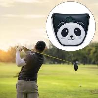 Compact Golf Mallet Putter Head Cover Headcover Embroidery Pattern Protector