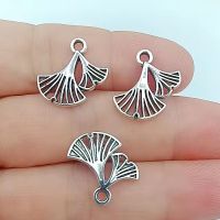 【YD】 20pcs 16x16mm Antique Color  Gingko Pendants Biloba Pendant earring charms