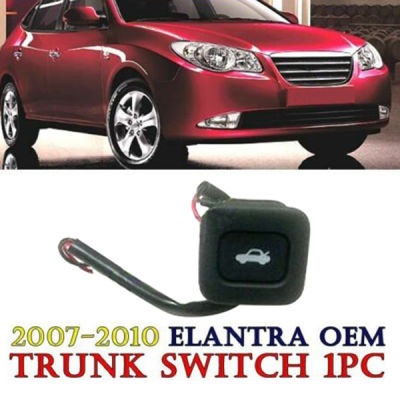 Rear Trunk Door Open Button Switch- Trunk Lid Switch for Hyundai Elantra/ Avante HD 2007-2010 93555-2H000 (Black)