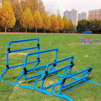 5pcs15/23/30/40 ซม. ความสูงปรับ agility/handicap เด็กขนาดเล็ก hurdle ฟุตบอลการฝึกอบรม hurdle ฟุตบอลอุปกรณ์การฝึกอบรม