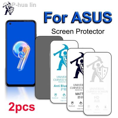 ♠โปรเตอร์สำหรับ Asus Zenfone 10 9 8 Flip Hd Fosco Blueray Privacidade Tu Filme Hidrogel Telefone Rog 3 5S Pro 6