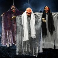 【YP】 Decorations 2023 and Sound Electric Hanging Horror Scene Props