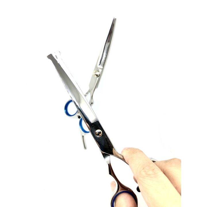 top-paw-scissors-curved-ball-tip-กรรไกรตัดขนสุนัข-ปลายโค้งสแตนเลส-คมมาก-new-package