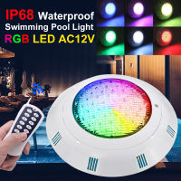 18w/25w/35w/45wไฟ LED สระว่ายน้ำ RGB IP68 โคมไฟกันน้ำ LED ไฟใต้น้ำ ไฟใต้น้ำ DC/AC12V ไฟใต้น้ำ Led Rgb ไฟ พร้อมรีโมทคอนโทรล