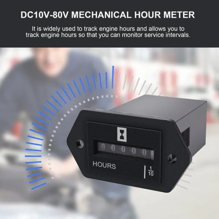 dc10v-80v-mechanical-hour-meter-hourmeter-for-engine-generator-boat-automobiles-motorcross-motor-truck-tractor