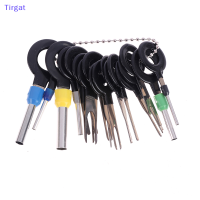 ?【Lowest price】Tirgat 18PCS Car plug Terminal ถอดชุดเครื่องมือชุดกุญแจ PIN อุปกรณ์ยานยนต์