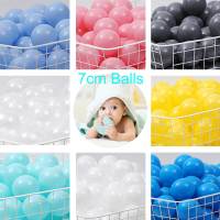 7cm 50 Pcs/Lot Eco-Friendly Ball Ocean Ball Pit Baby Kid Bath Swim Toy Children Water Pool Beach Ball Soft Plastic Toy