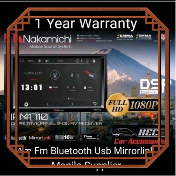 Nakamichi Nam1710 Nam1610 Head Unit Stereo Vios Innova Altis Fortuner ...
