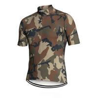 Camouflage Racing Cycling Jersey Bike Short Shirts MTB Uniform Mens Cycling Mountain Bicycle Clothing Summer Maillot Culotte Top